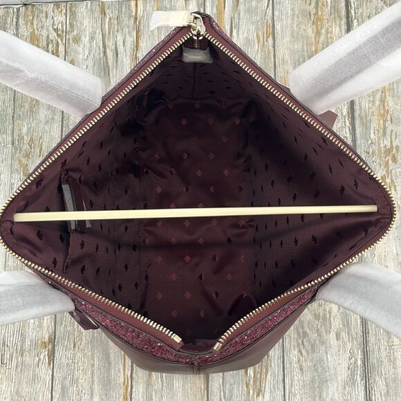 Kate Spade Glitter Flash Tote Shoulder Bag Purse - Picture 5 of 13